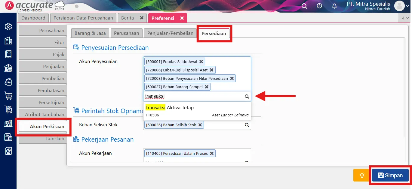 4 Mencatat Persediaan Menjadi Aset Tetap